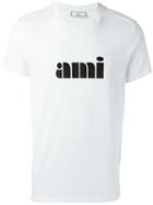 Ami Alexandre Mattiussi Ami Print T-shirt, Men's, Size: Xxl, White, Cotton