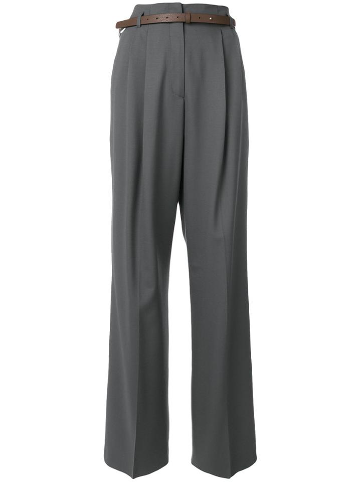 Fabiana Filippi High-waisted Loose Fit Trousers - Grey