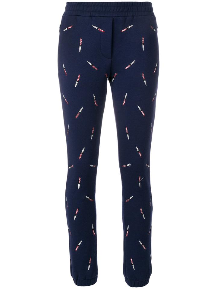 Zoe Karssen Embroidered Knives Joggers - Blue