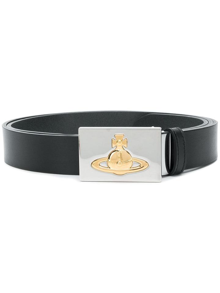 Vivienne Westwood Square Buckle Belt - Black