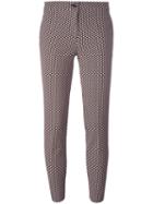Etro Jacquard Cropped Trousers, Women's, Size: 44, White, Cotton/polyester/polyimide/spandex/elastane