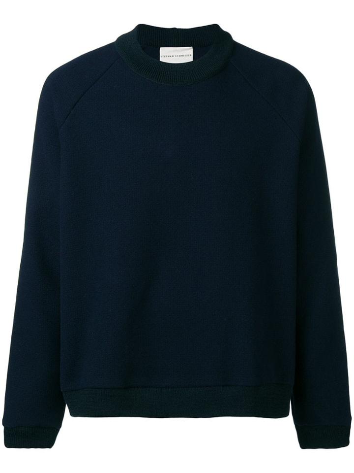 Stephan Schneider Textured Knit Sweatshirt - Blue