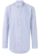 Salvatore Piccolo Striped Shirt - Blue