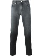 Alexander Mcqueen Degrade Slim Fit Jeans - Black