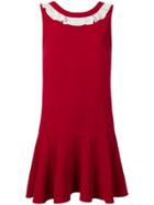 Red Valentino Sleeveless Ruffled Dress