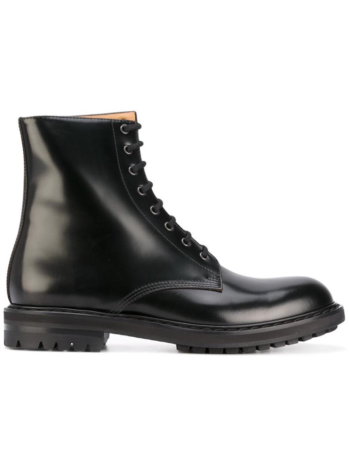 Alexander Mcqueen Lace-up Boots - Black