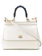 Dolce & Gabbana Small Sicily Shoulder Bag - White