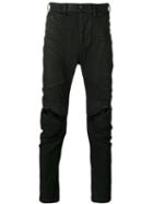 Julius Distressed Slim Fit Trouser, Men's, Size: 4, Black, Cotton/polyester/polyurethane