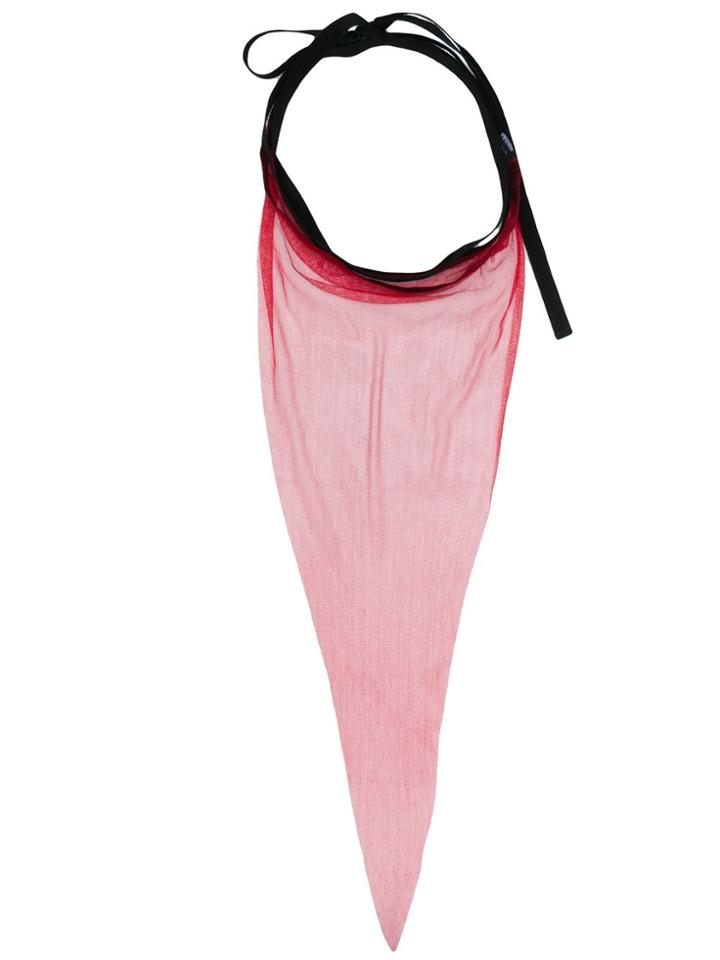 Ann Demeulemeester Bandana Scarf - Red