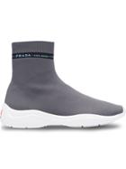Prada Sock Sneakers - Grey