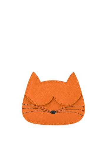 Sarah Chofakian Porta Cartão Gato - Orange