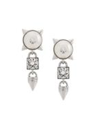 Dsquared2 Embellished Earrings - Silver