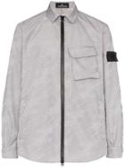 Stone Island Shadow Project Lenticular Zip-up Shirt Jacket - Black