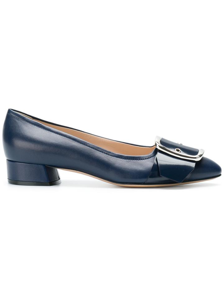Casadei Buckle Detail Pumps - Blue