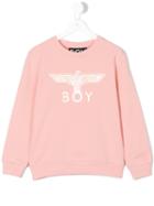 Boy London - Boy Eagle Sweatshirt - Kids - Cotton/spandex/elastane - 7 Yrs, Pink/purple