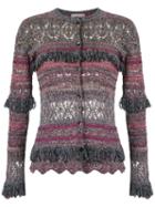 Cecilia Prado - Knit Cardigan - Women - Cotton/acrylic/lurex/viscose - G, Brown, Cotton/acrylic/lurex/viscose