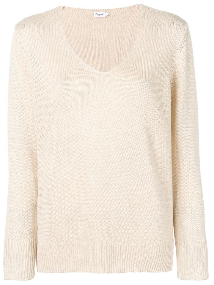 Filippa-k V-neck Jumper - Neutrals