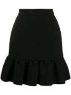 Msgm Ruffled Skirt - Black