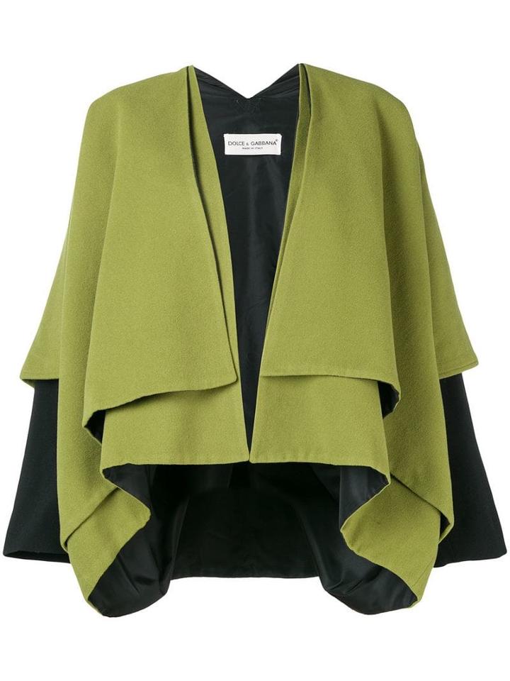 Dolce & Gabbana Pre-owned 1990's Layered Coat - Green