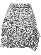 Derek Lam 10 Crosby Ruffle Mini Skirt - Grey