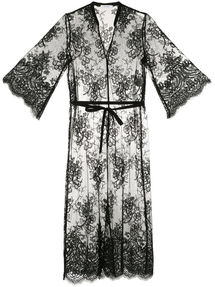 Guild Prime Floral Lace Dress - Black