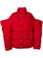 Junya Watanabe Oversized Puffer Jacket - Red