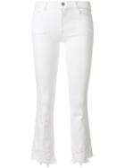 J Brand Slim Cropped Jeans - White