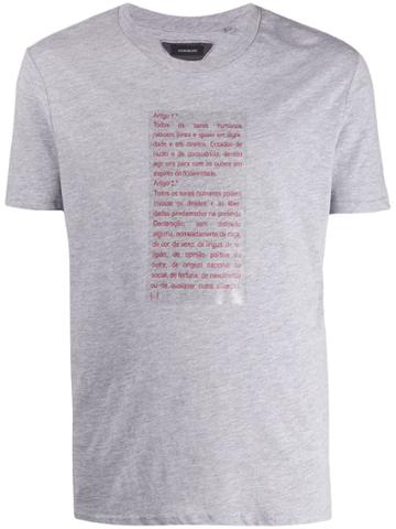 Inês Torcato Inês Torcato Ih0612017tshirtcinzamesclacomprint Grey
