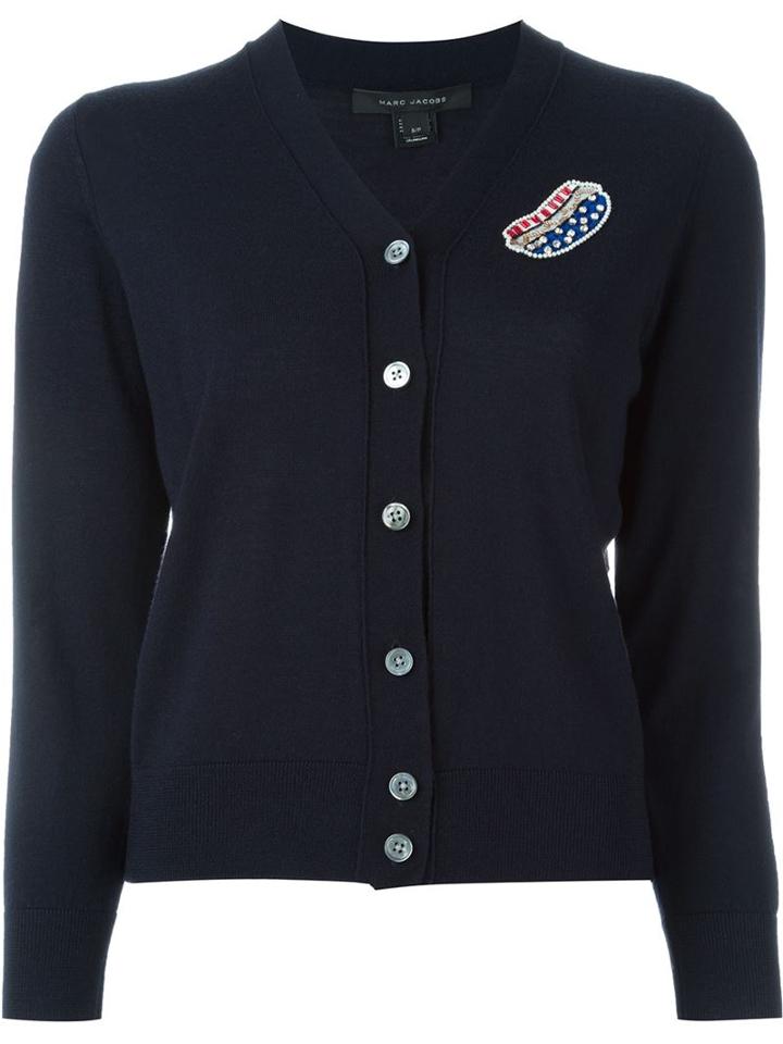 Marc Jacobs Embroidered Classic Cardigan