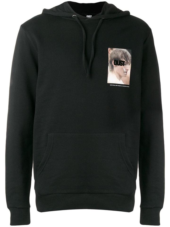 Dust Photographic Print Hoodie - Black