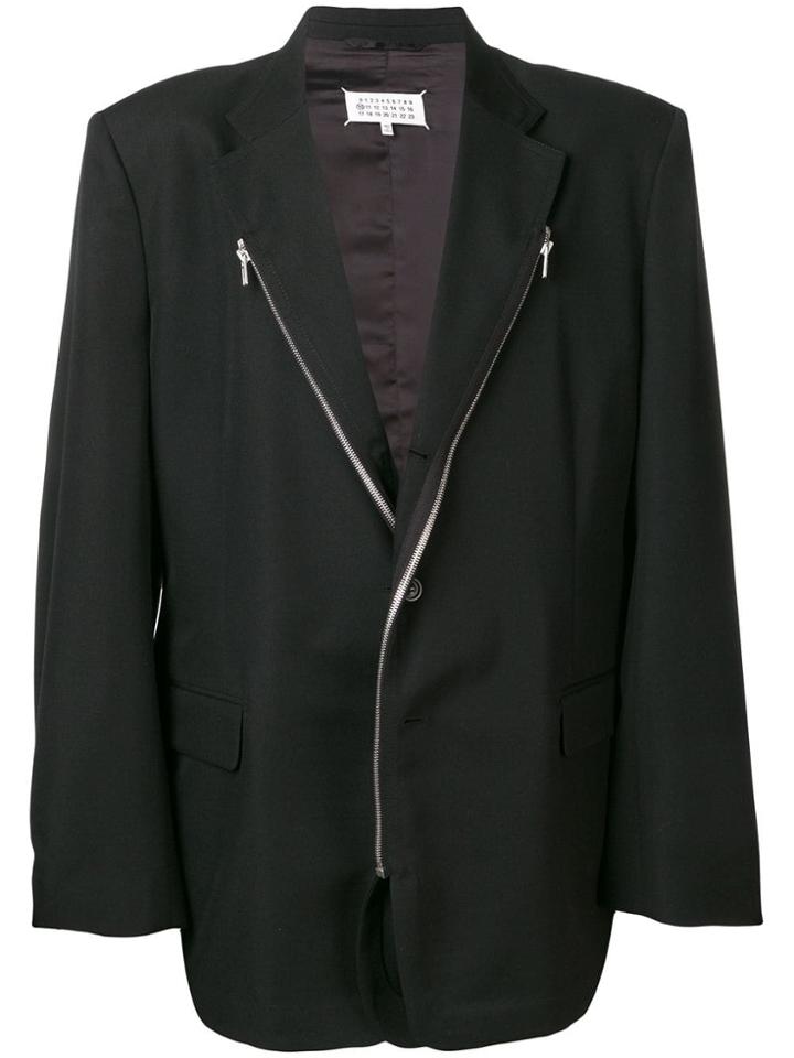Maison Margiela Contrast Zip Jacket - Black