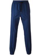 Marc Jacobs Tailored Track Pants, Men's, Size: 48, Blue, Cotton/virgin Wool