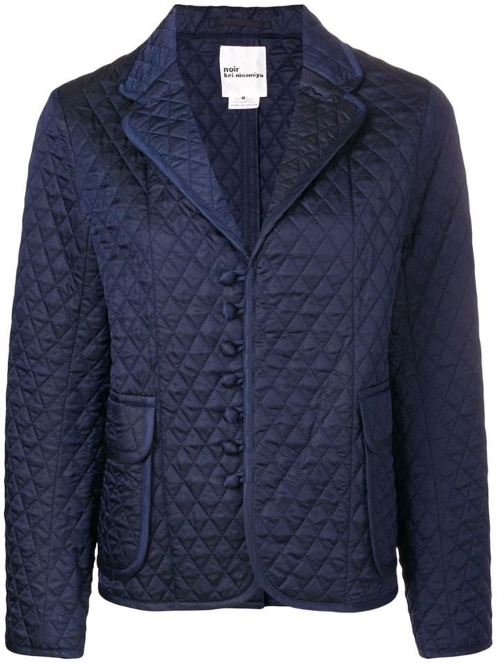 Comme Des Garçons Noir Kei Ninomiya Quilted Blazer - Blue