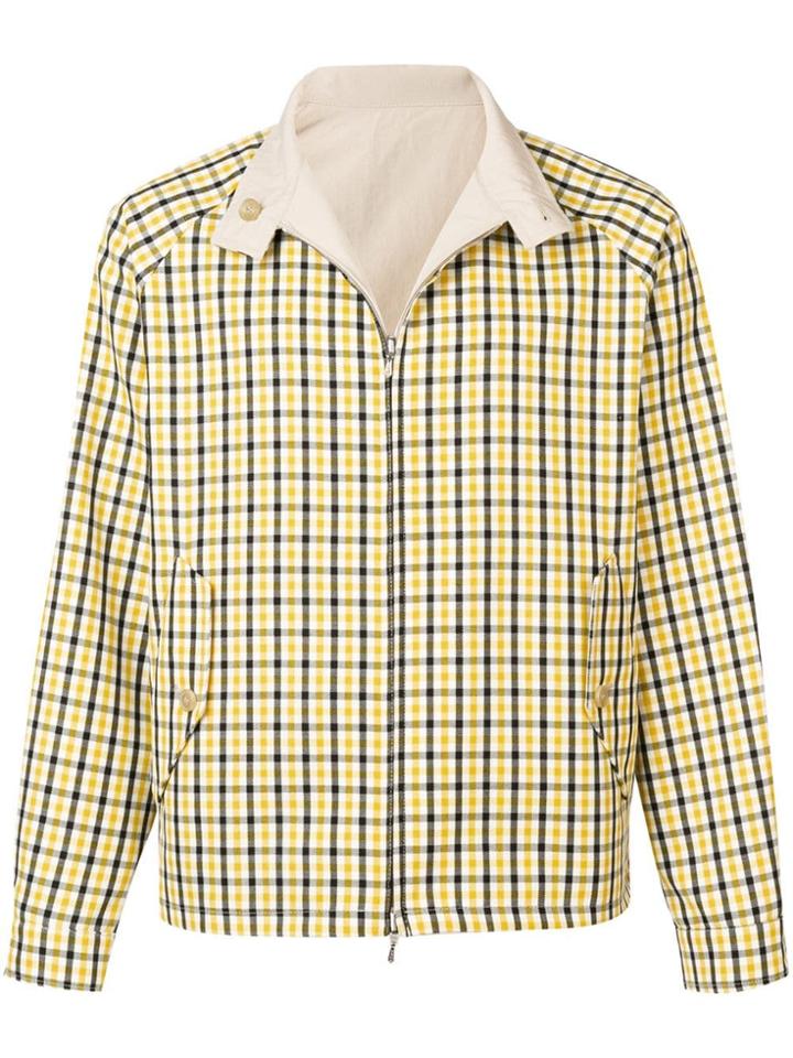 Mackintosh Checked Reversible Jacket - Yellow