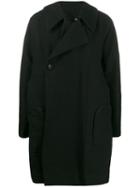 Rick Owens Button-up Coat - Black