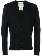 Stephan Schneider - Classic Cardigan - Men - Nylon/wool/alpaca - M, Black, Nylon/wool/alpaca