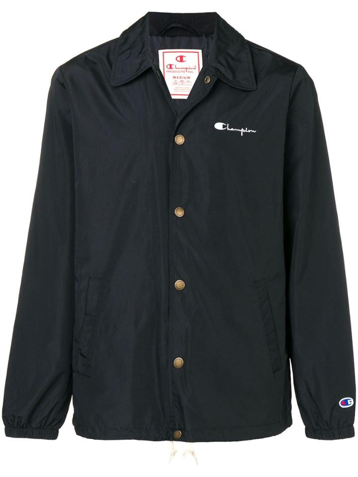 Champion Embroidered Logo Jacket - Black