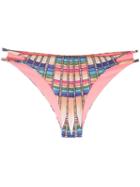 Mara Hoffman Basket Weave Print Bikini Bottoms, Women's, Size: Small, Nylon/spandex/elastane