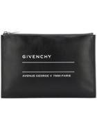 Givenchy Medium Printed Clutch Bag - Black