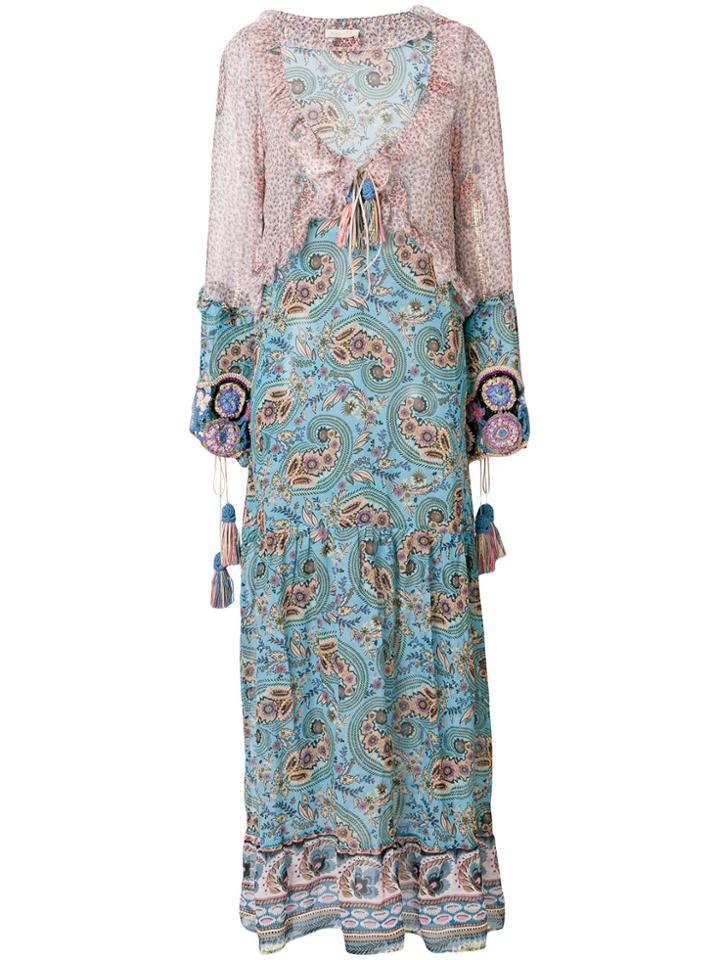 Anjuna Panel Printed Maxi Dress - Multicolour