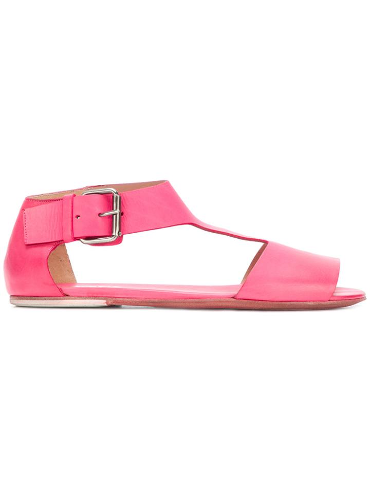 Marsèll T-bar Sandals - Pink & Purple