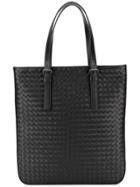 Bottega Veneta Intrecciato Effect Tote - Black