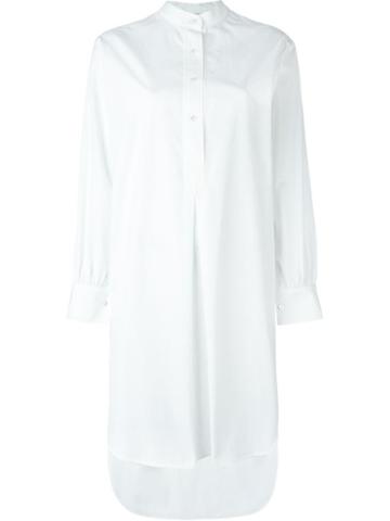 Dusan Poplin Long Shirt, Women's, Size: Small, White, Cotton