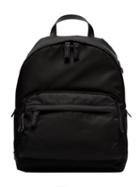 Prada Classic Logo Plaque Backpack - Black