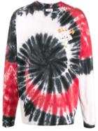 Just Don All In Tie-dye Print T-shirt - Black