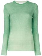 Agnona Long Sleeved Knit Top - Green