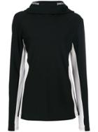 Forte Couture Slogan Strip Zip Up Hoodie - White