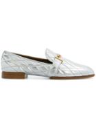 Tod's Quilted Loafers - Metallic