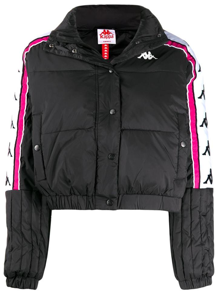 Kappa Cropped Padded Jacket - Black