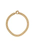 Christian Dior Pre-owned Textured Link Chain Necklace - Gold